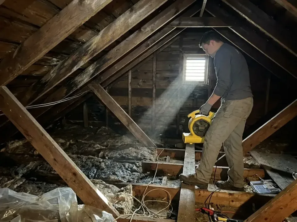 attic-water-damage-drying-proc-007 — frequently asked questions, Emergency Water Extraction & 24/7 Flood Response in Hercule…